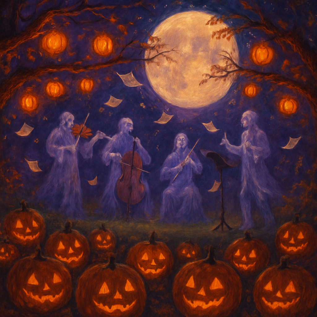 Midnight Orchard Opera Numbered painting kits