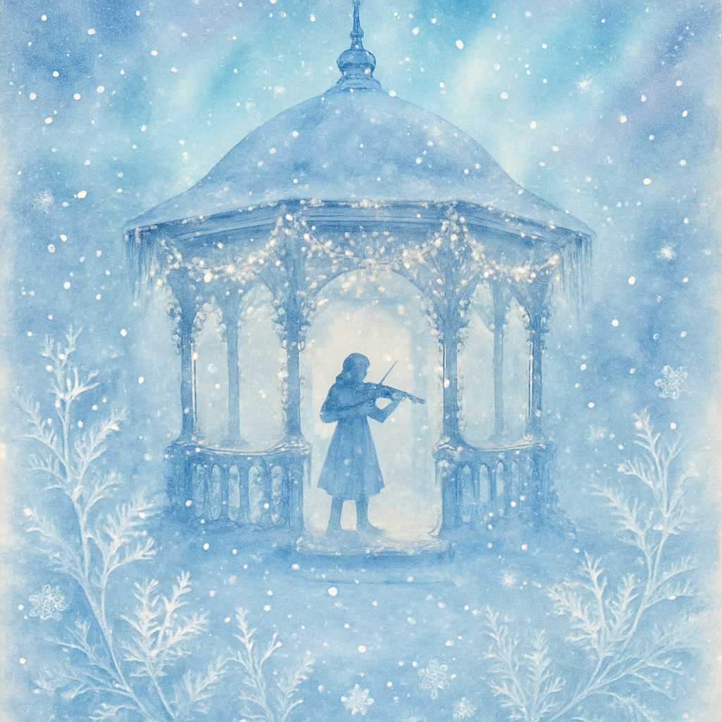 Frost Flower Gazebo Serenade paint by color