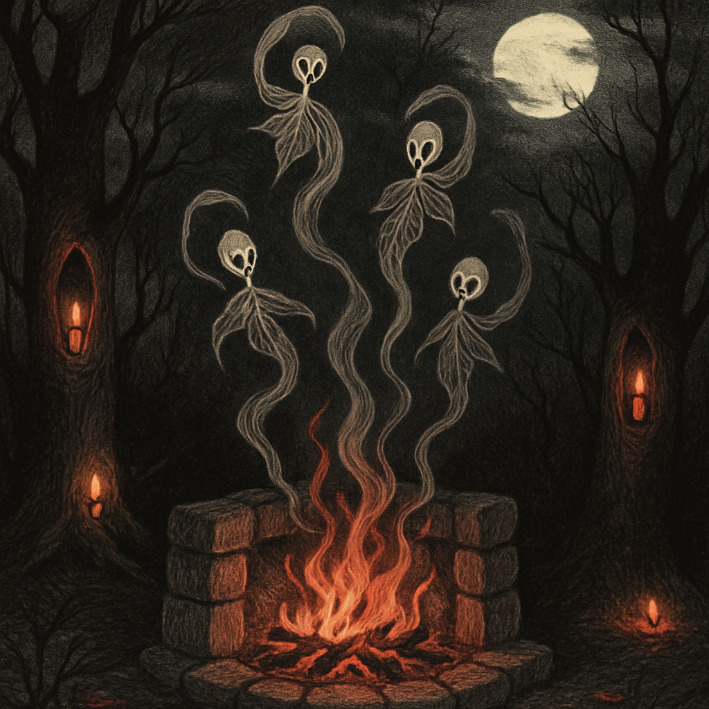 Hearthstone Hollow At Midnight Paint by numbers art