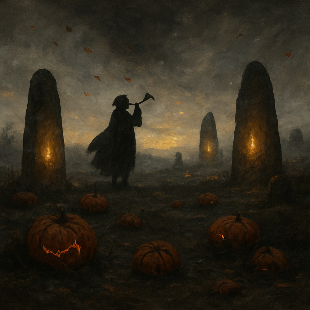 Pumpkin Moor And The Singing Stones paint by number