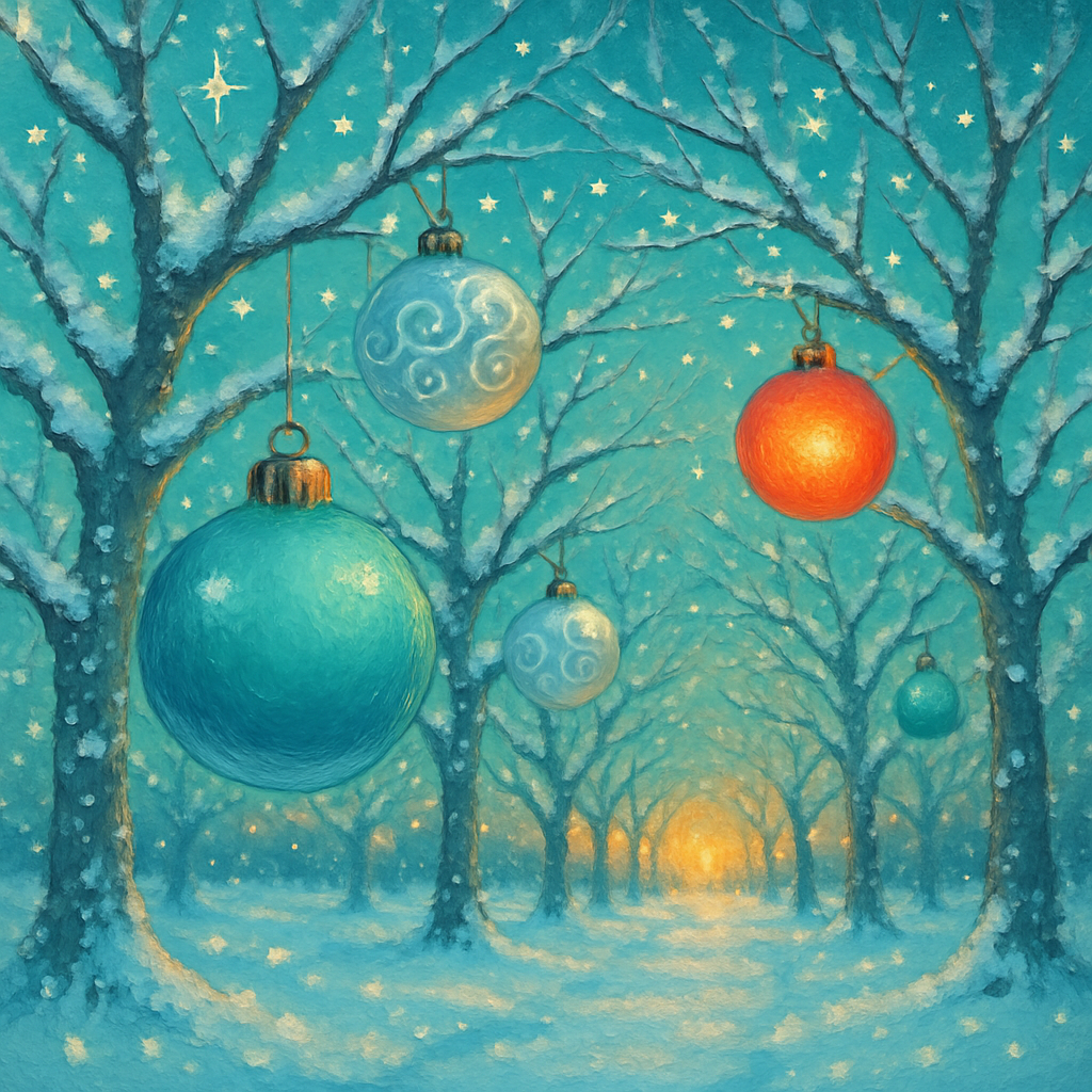 Ornament Orchard Twinkling Harvest DIY paint by numbers