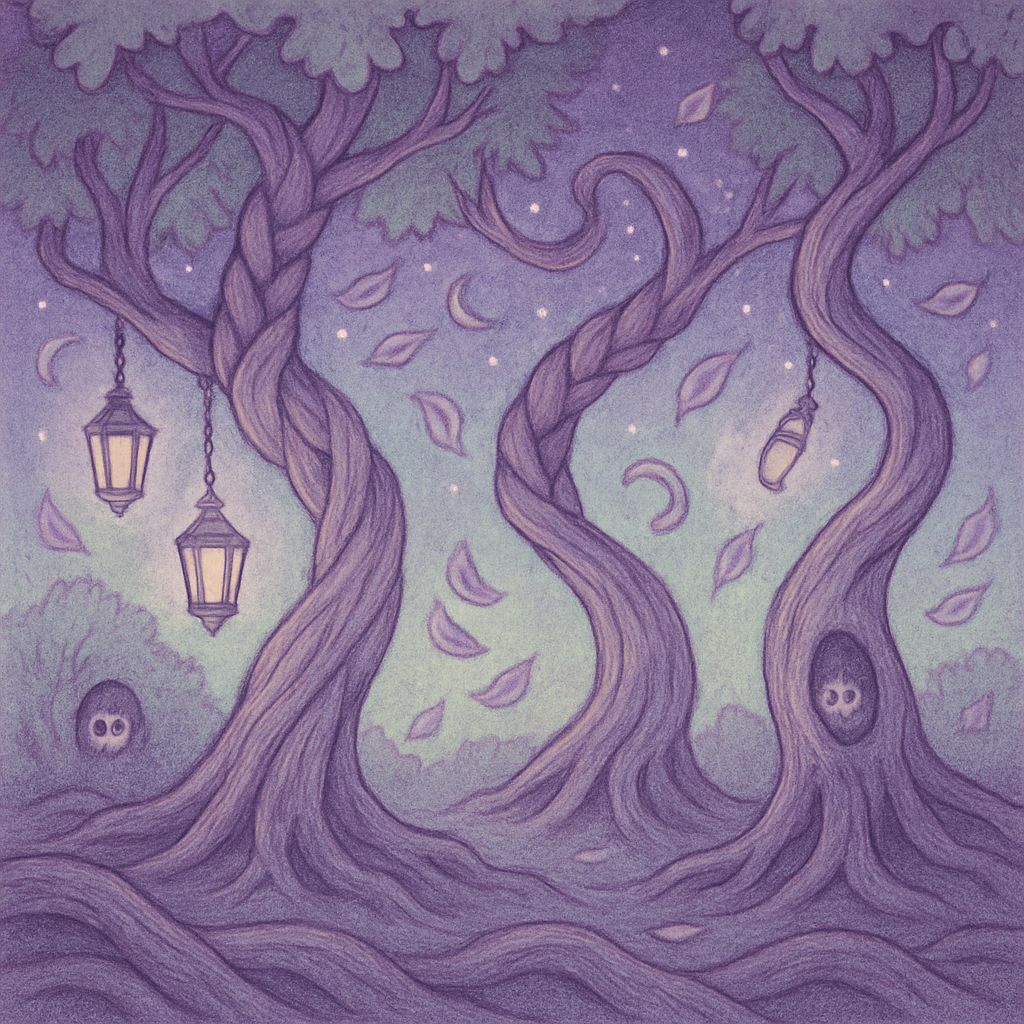 Waltz Of The Lantern Trees DIY paint by numbers
