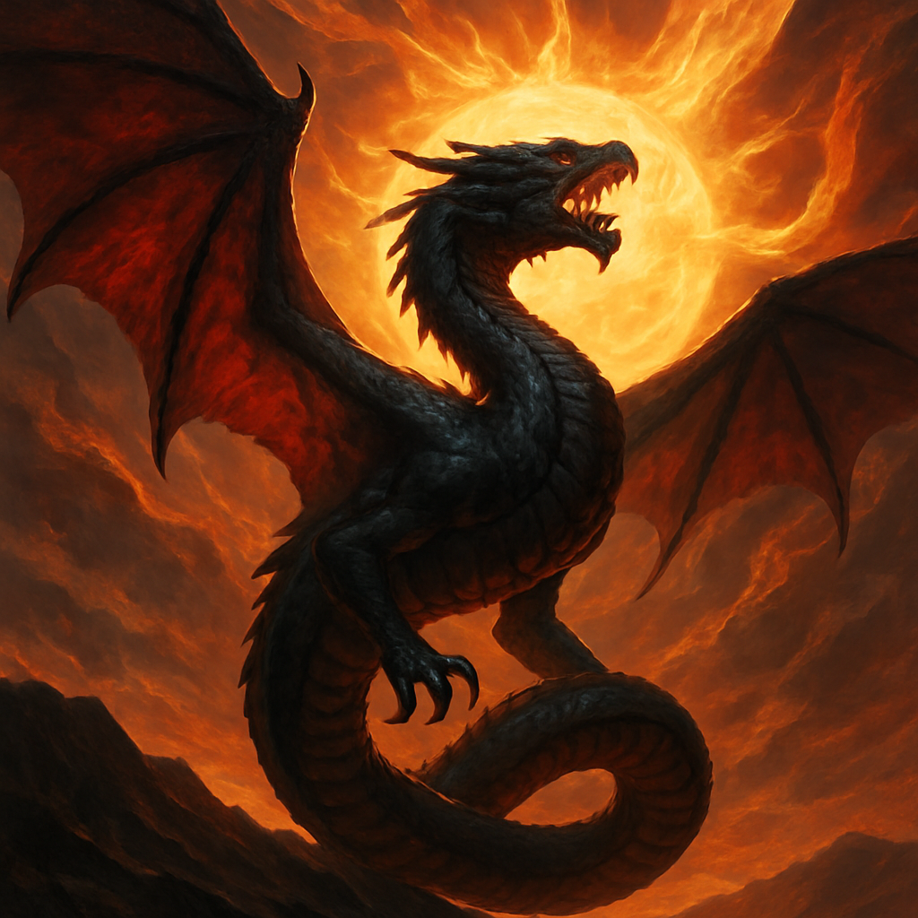 Dragon Solar Ascent Paint by numbers kits