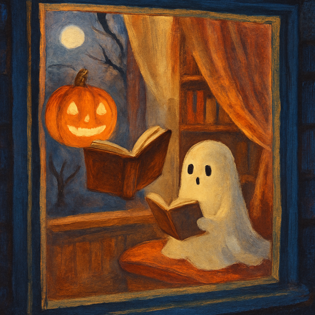 Cozy Lantern Library Night Painting by numbers kit