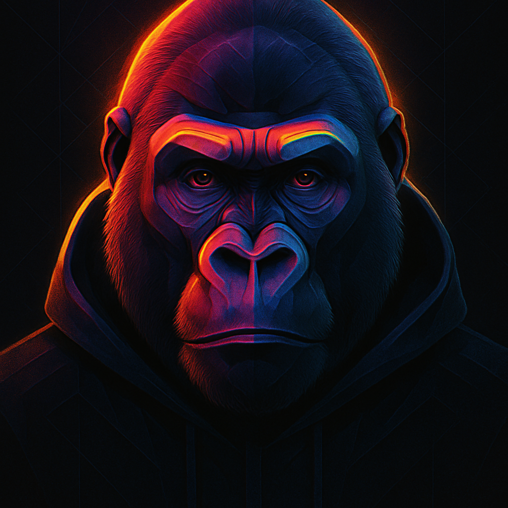 Spectrum Gorilla Stare paint by number