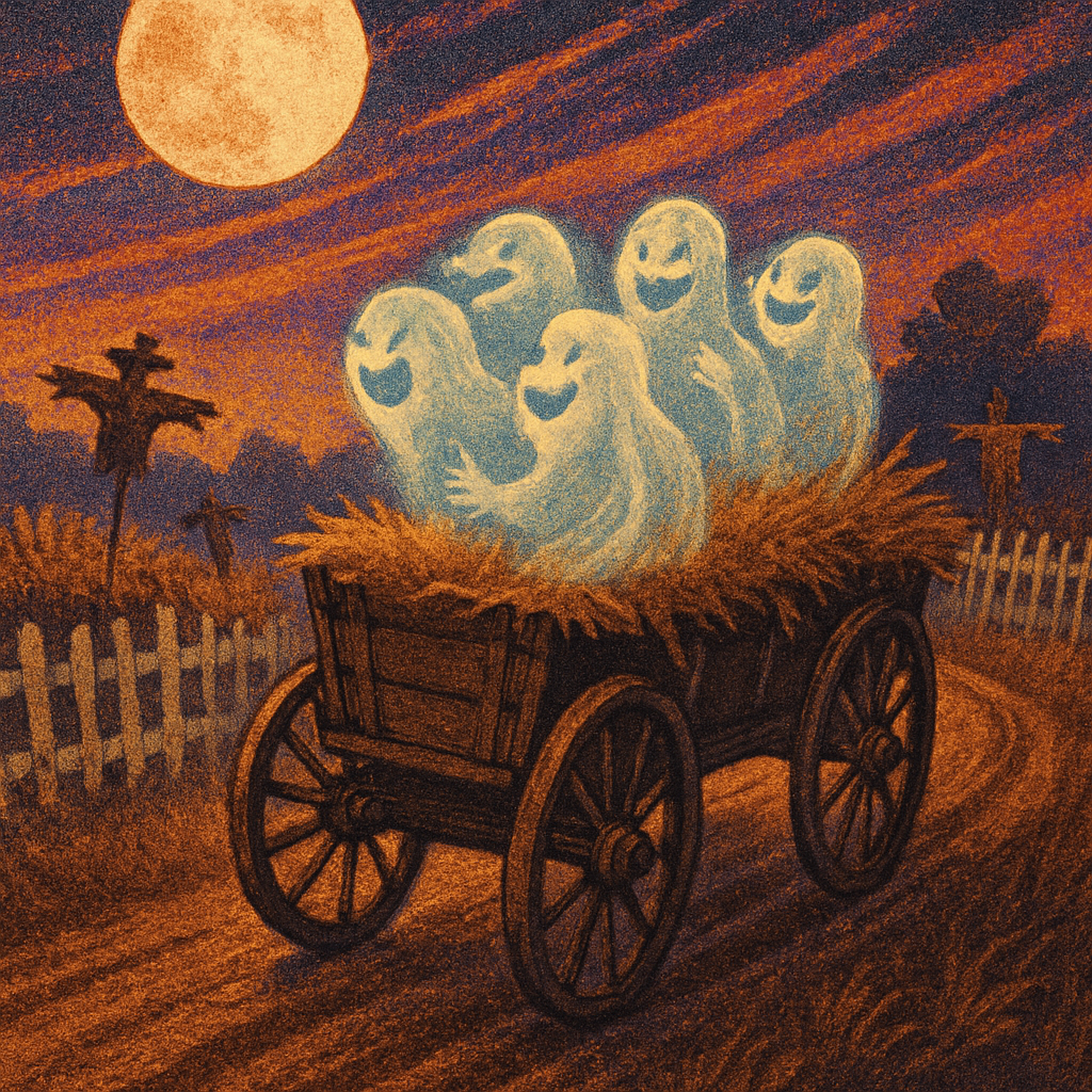 Spectral Hayride Hollow DIY paint by numbers