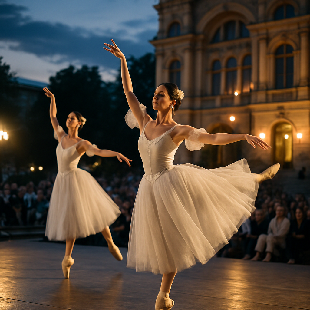 White Nights Ballet Open Air Number painting