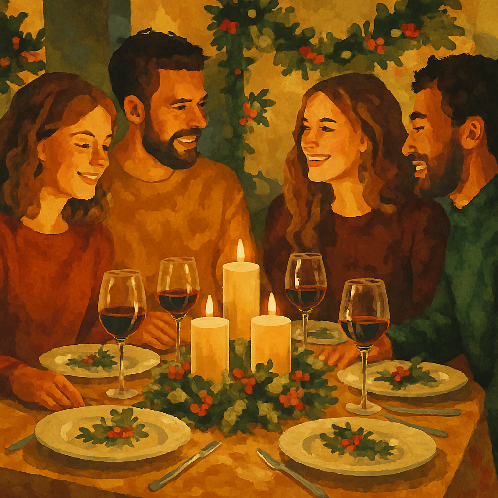 Candlelight Reunion Painting by numbers kit
