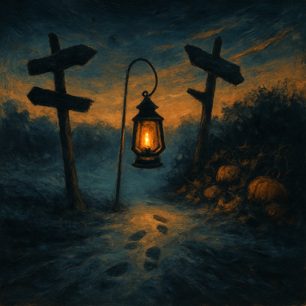 Foggy Lantern Crossroads paint by color
