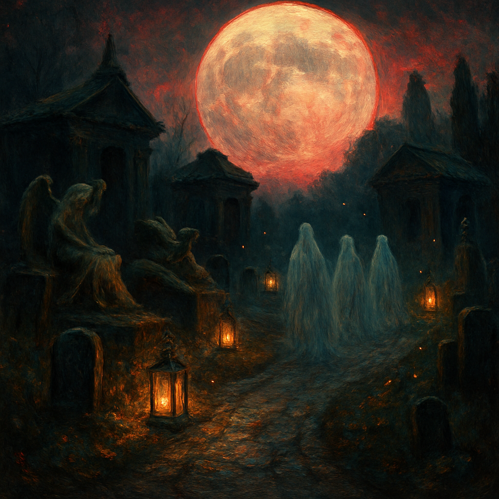 Glimmering Graveyard Path paint by color