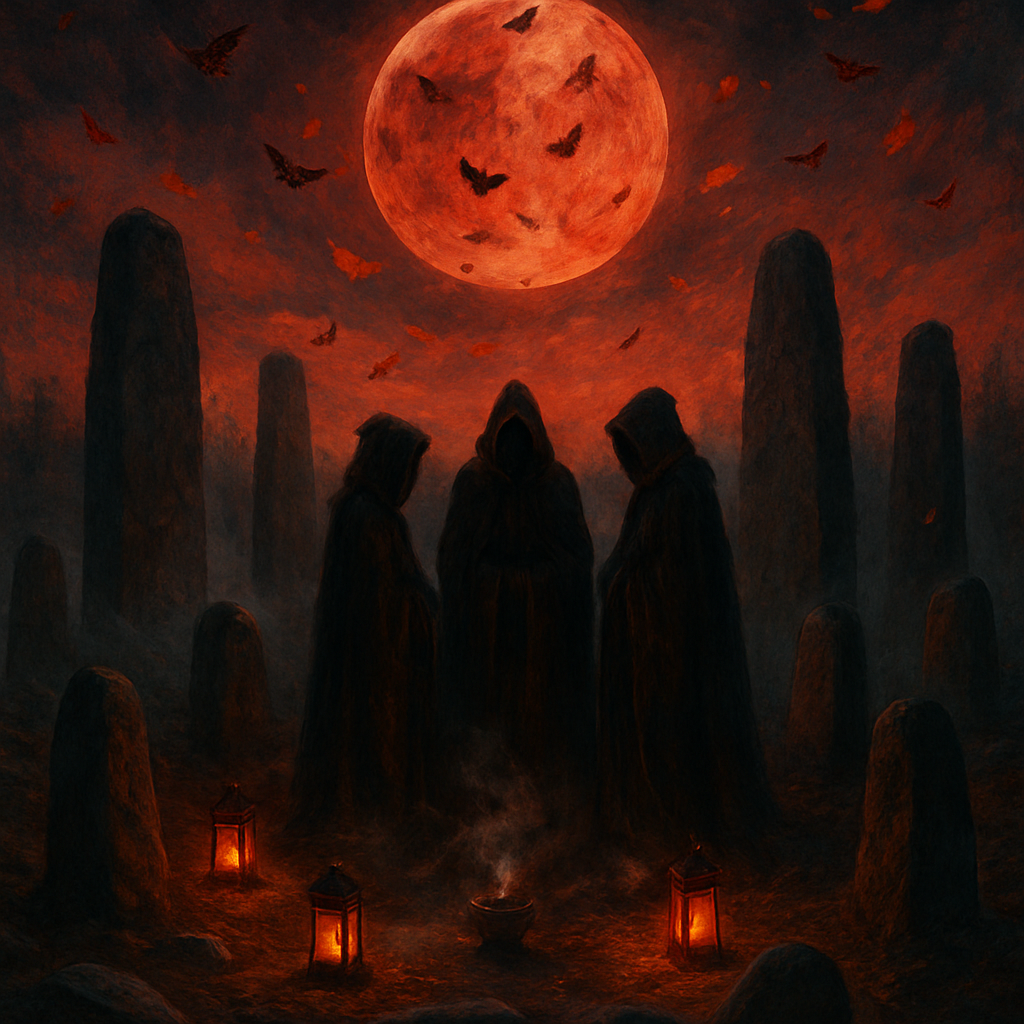 Lantern Circle At Witching Hollow paint by color