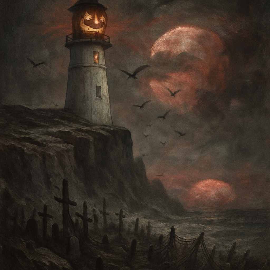 The Pale Lighthouse Of Bone Cove paint by numbers