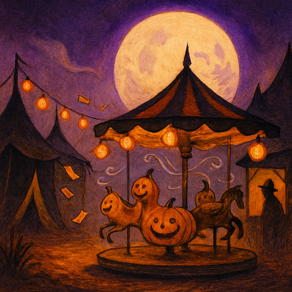 The Lantern Carnival Of Hollow Way DIY paint by numbers