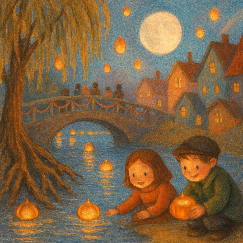 The Willowwick Lantern Festival Painting by numbers kit