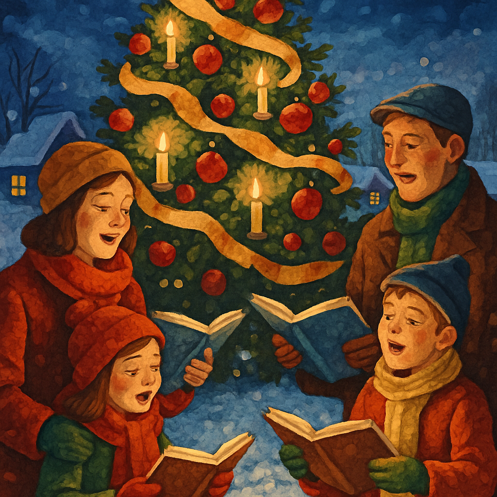 Tidings By Twilight Tree painting number kit