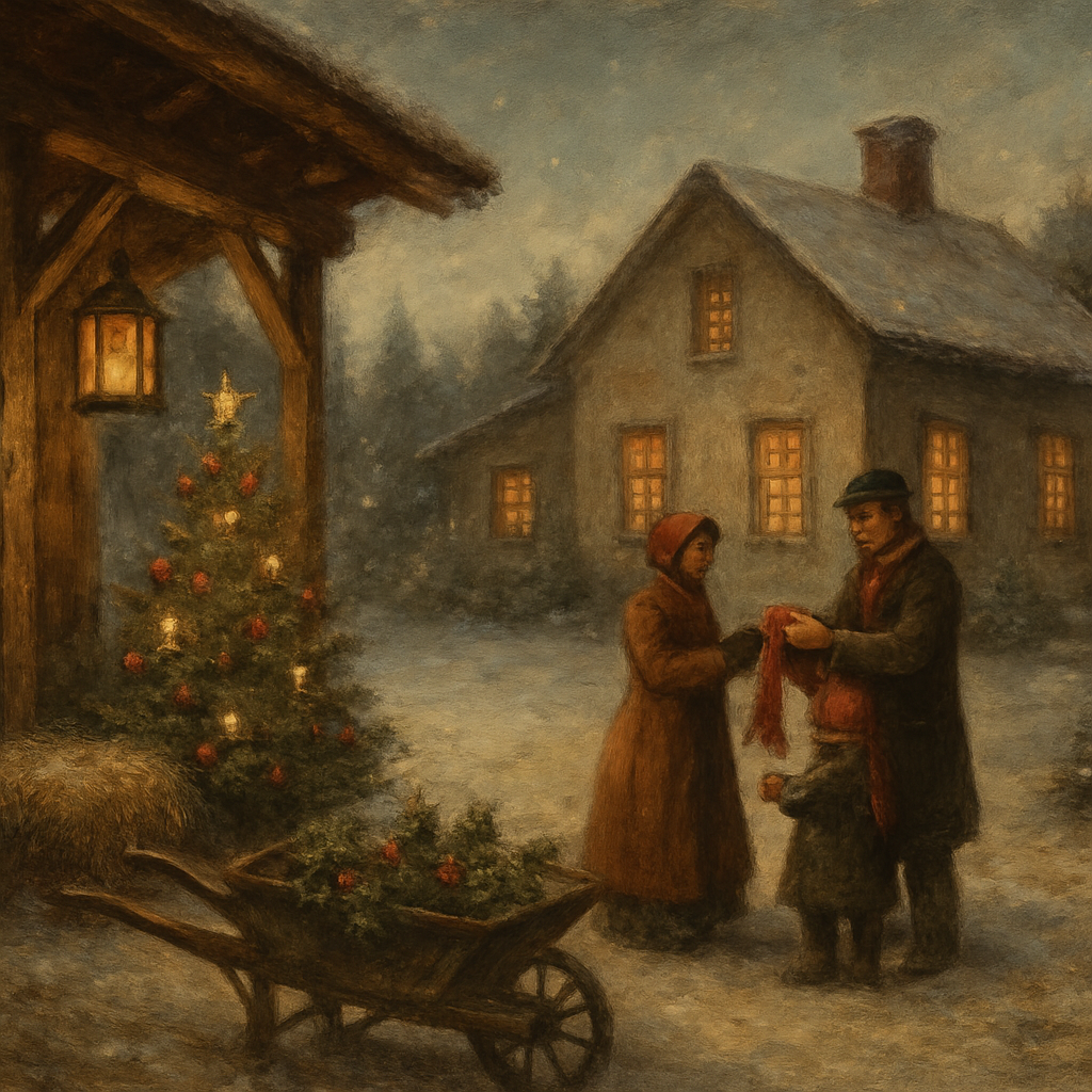 Festive Farmhouse Eve Paint by numbers kits