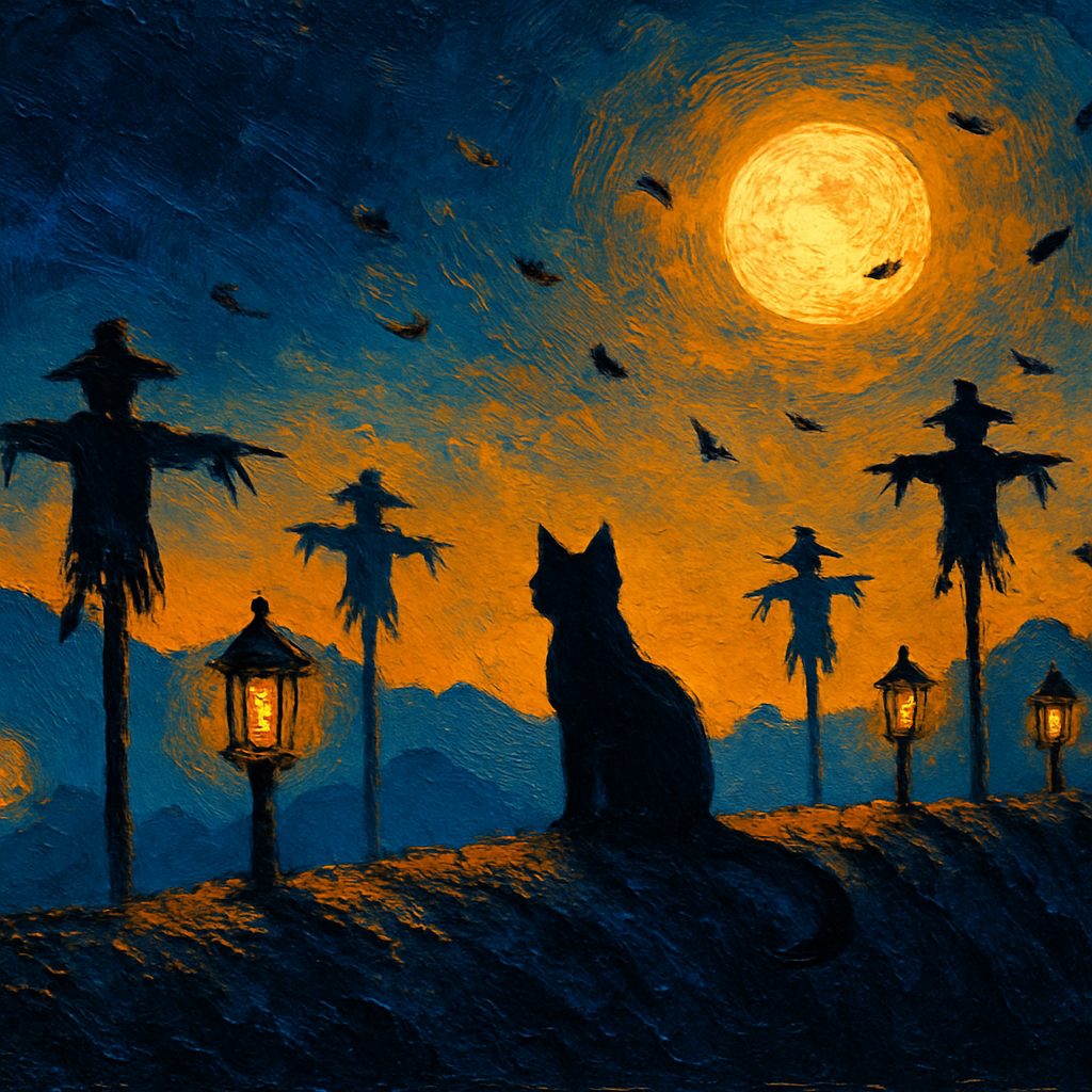 Ridge Of Silent Lanterns Paint by numbers art
