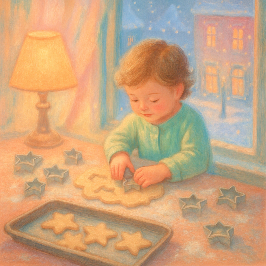 Windowsill Star Baker DIY paint by numbers