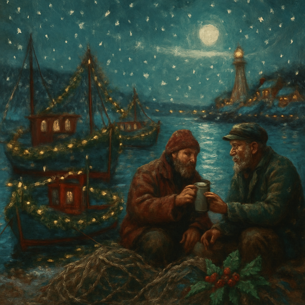 Holly Harbor Twilight painting number kit