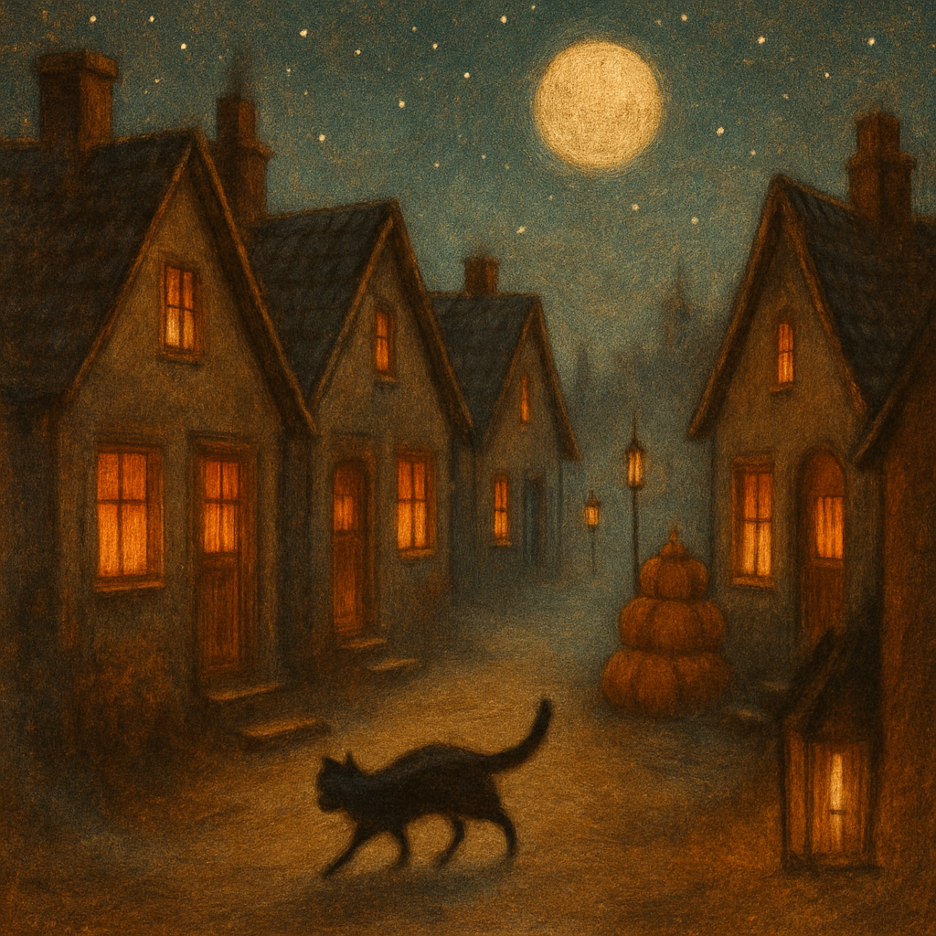 Hearthless Cottage Lane Painting by numbers kit