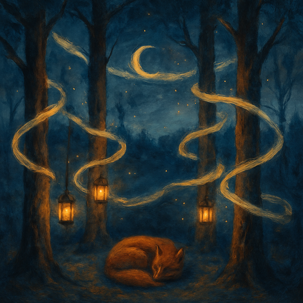 Hollow Grove Of Lantern Whispers Paint by numbers kits