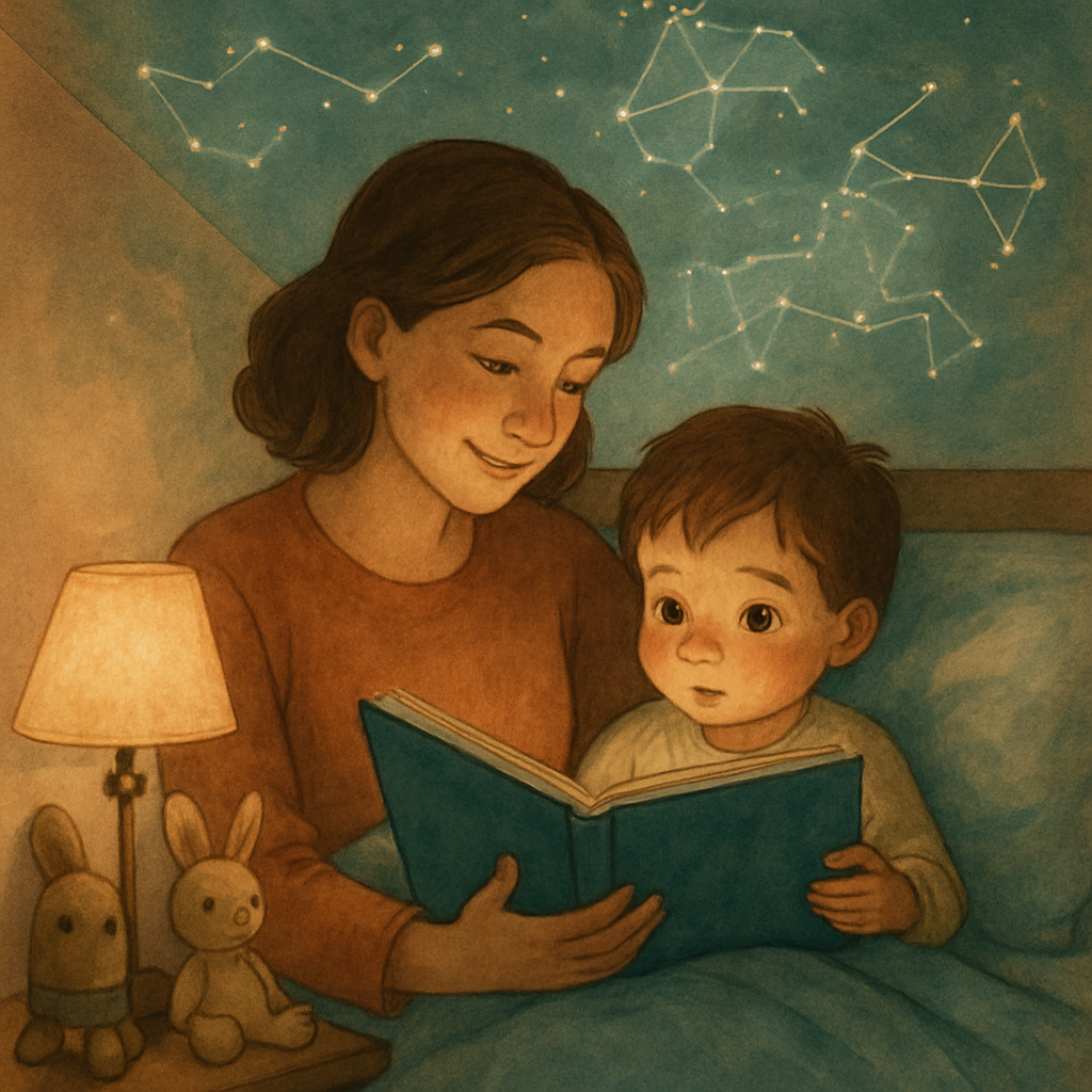 Cosmic Bedtime Story Numbered painting kits