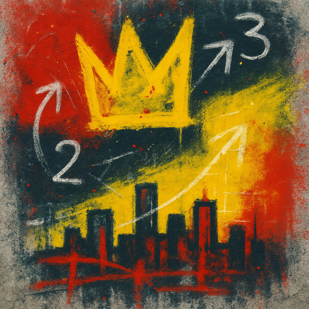 Basquiat City Echoes Paint by numbers art