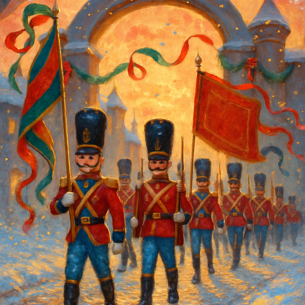 Nutcracker March At Dawn paint by numbers