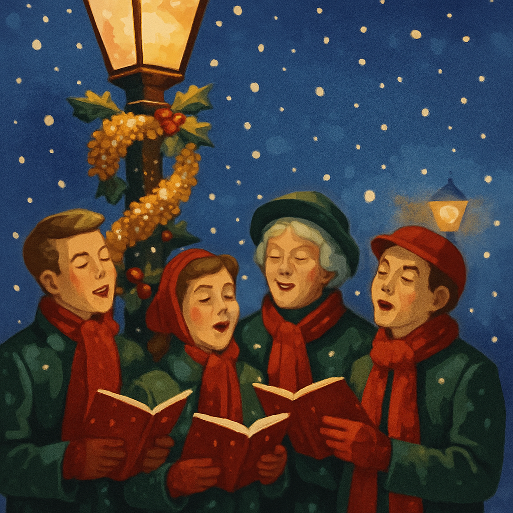 Tinsel Twilight Cheer Painting by numbers kit