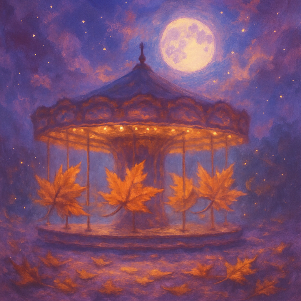 Carousel Of Fallen Leaves DIY paint by numbers