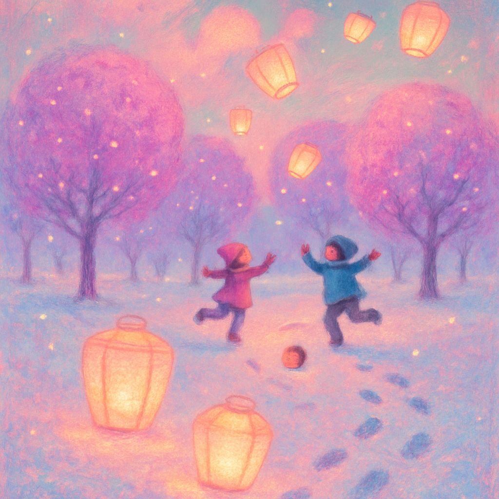 Sugar Plum Meadow Dream Number painting