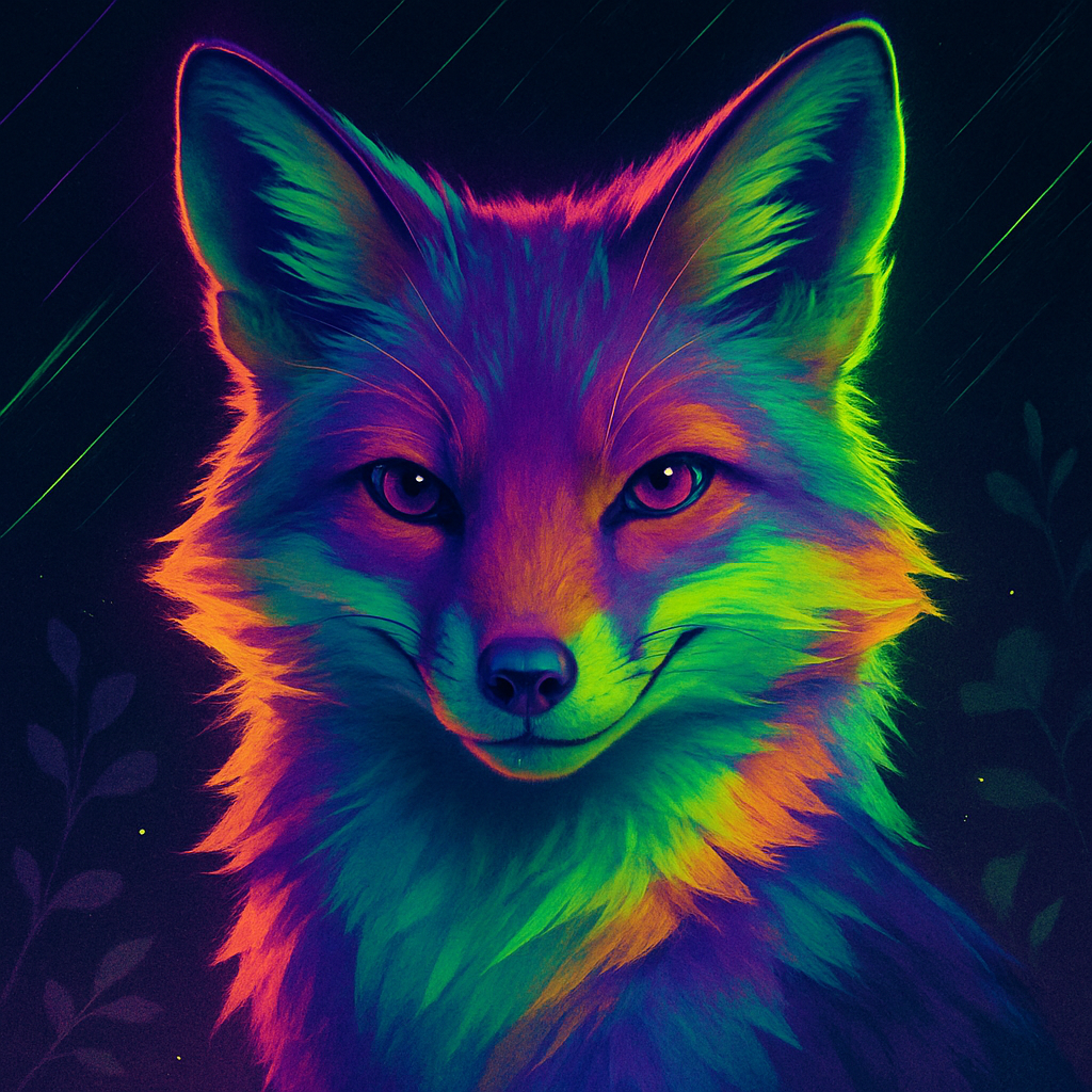 Chromatic Fox Gaze Paint by numbers kits