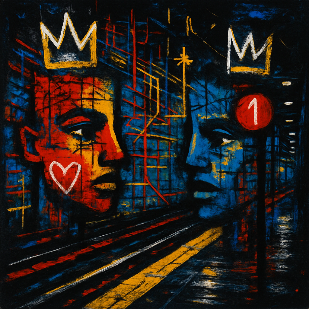 Basquiat Metro Pulse Paint by numbers art