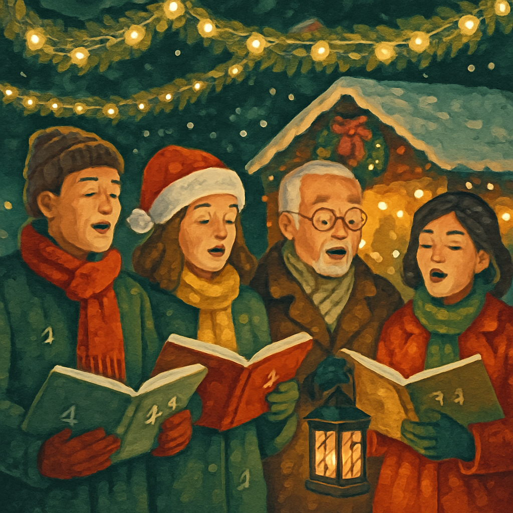Twinkle Market Choir paint by color