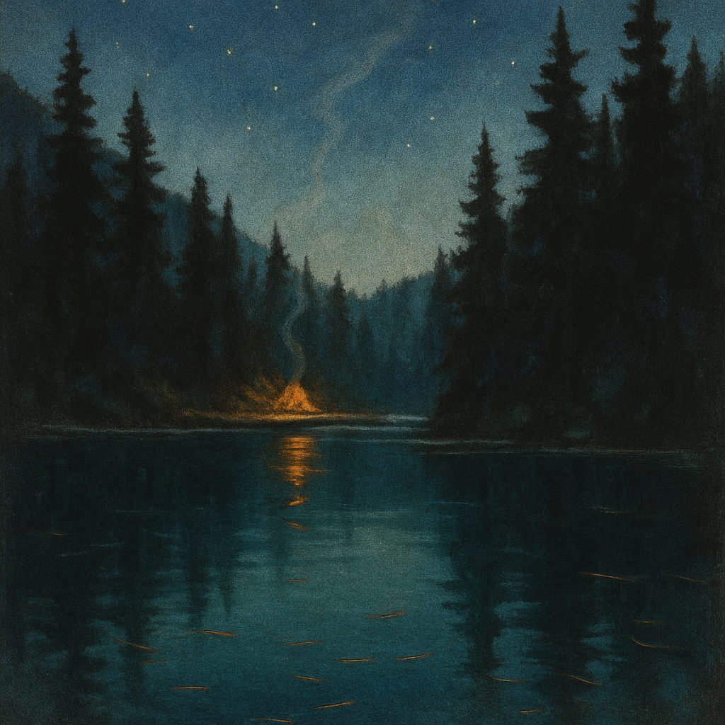 Pine Hollow Twilight Numbered painting kits