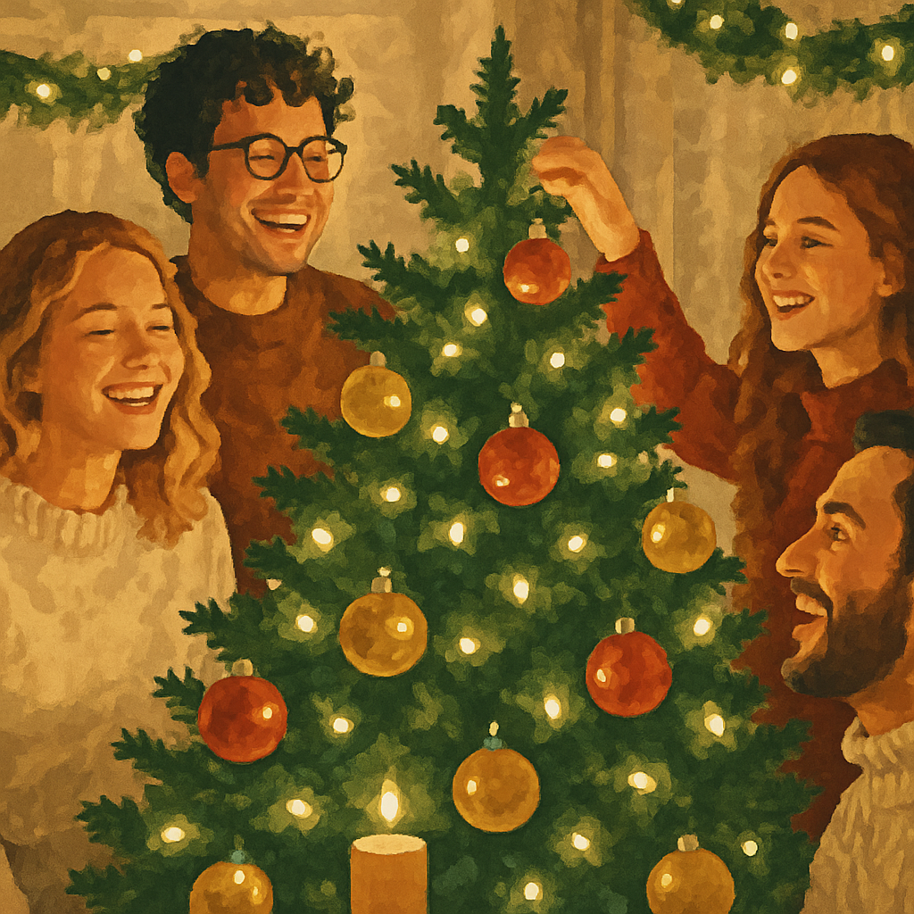 Ornaments And Friends United Painting by numbers kit