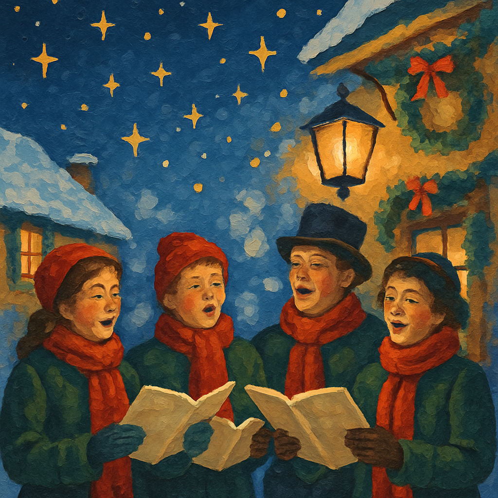Starlight Holiday Serenade paint by numbers