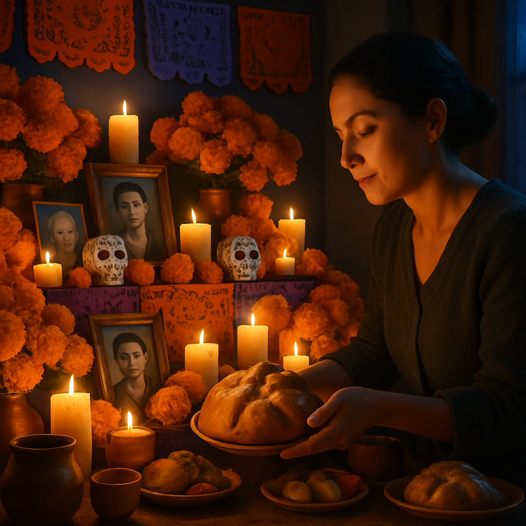 Día De Muertos Traditional Altar Ceremony Paint by numbers art