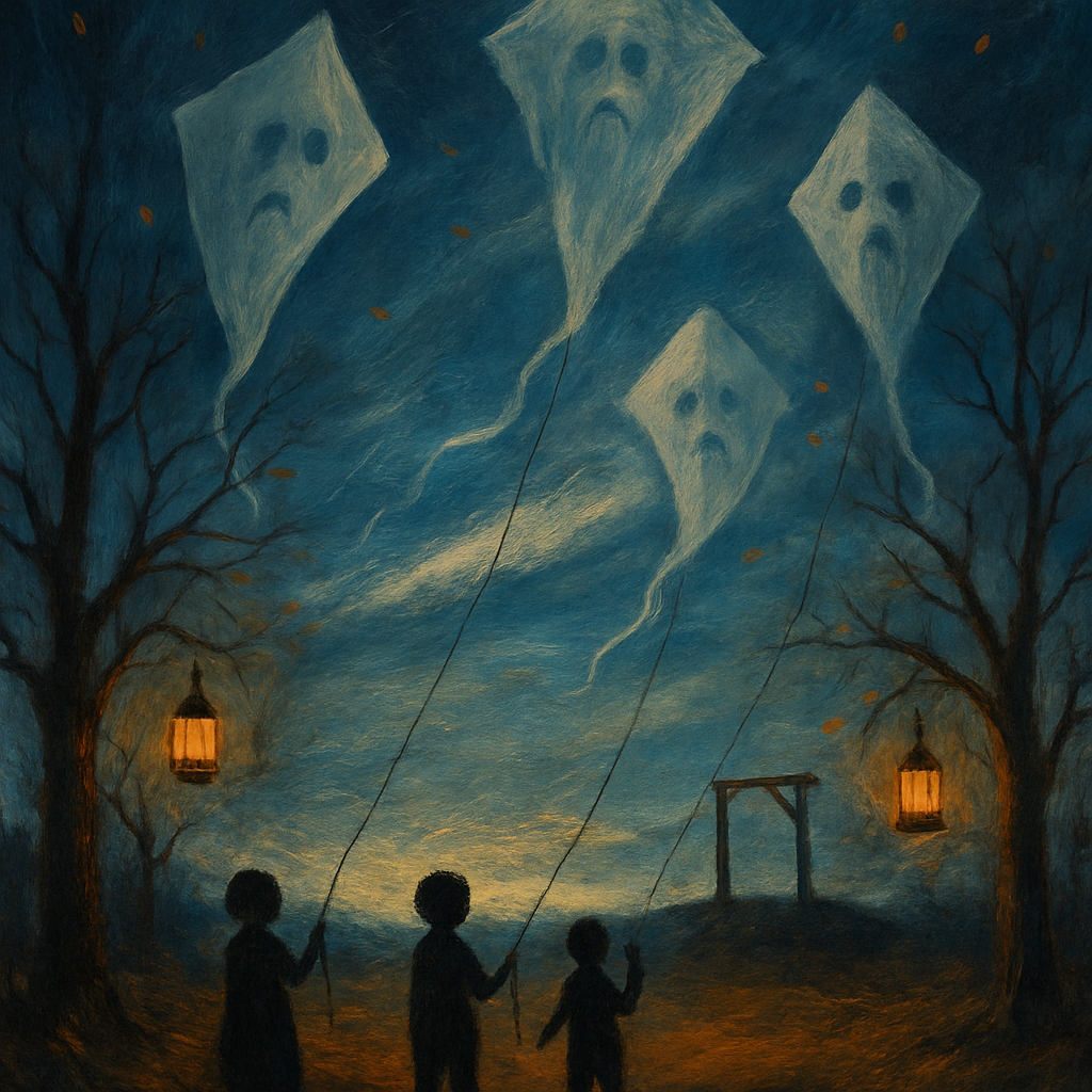 Gallows Hollow Kite Night paint by number