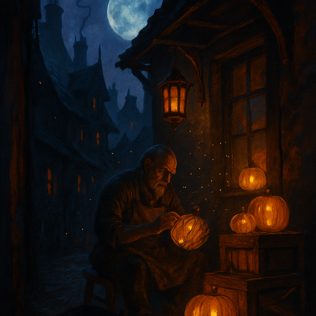 The Lanternsmiths Alley paint by numbers