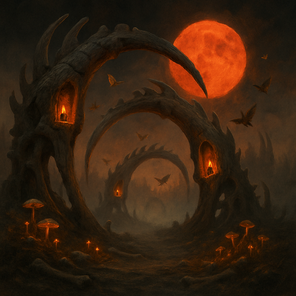 The Amber Boneyard painting number kit