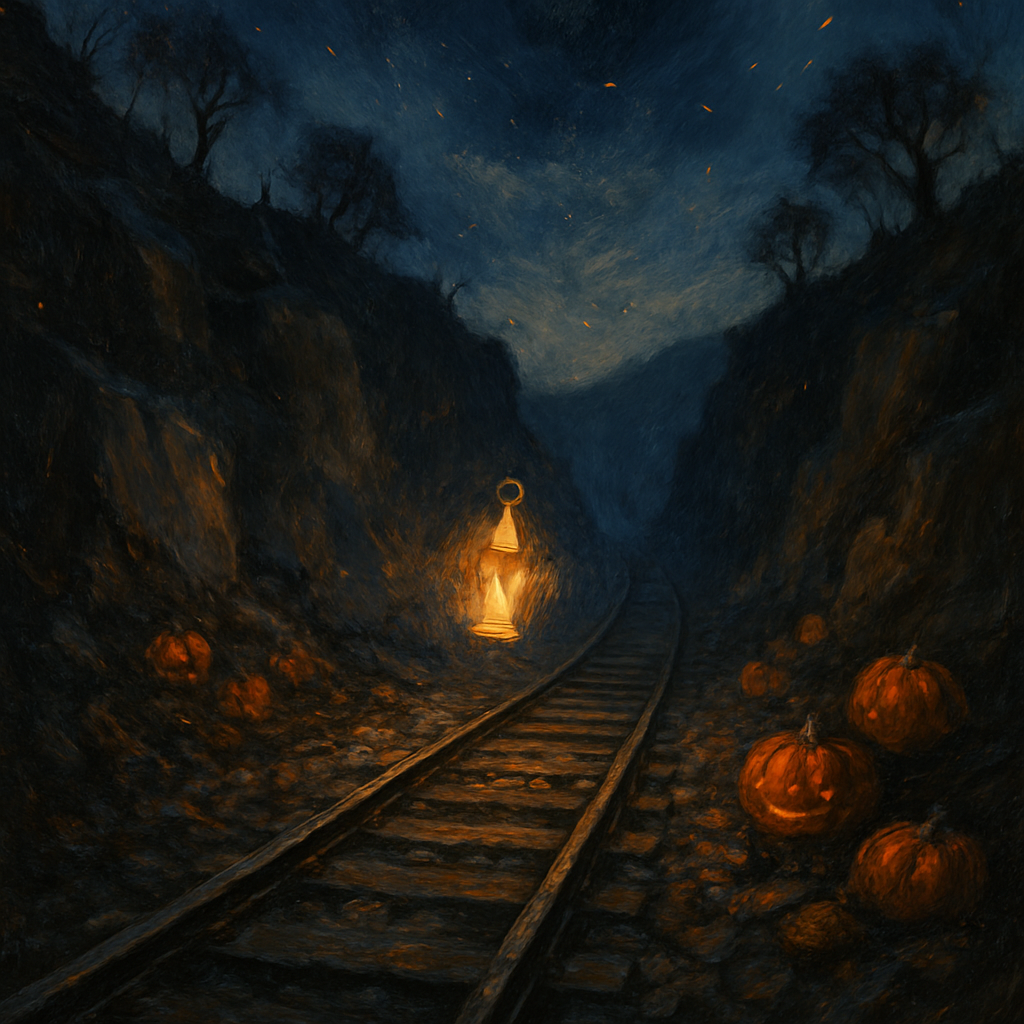 Ghostlight Quarry Track Number painting