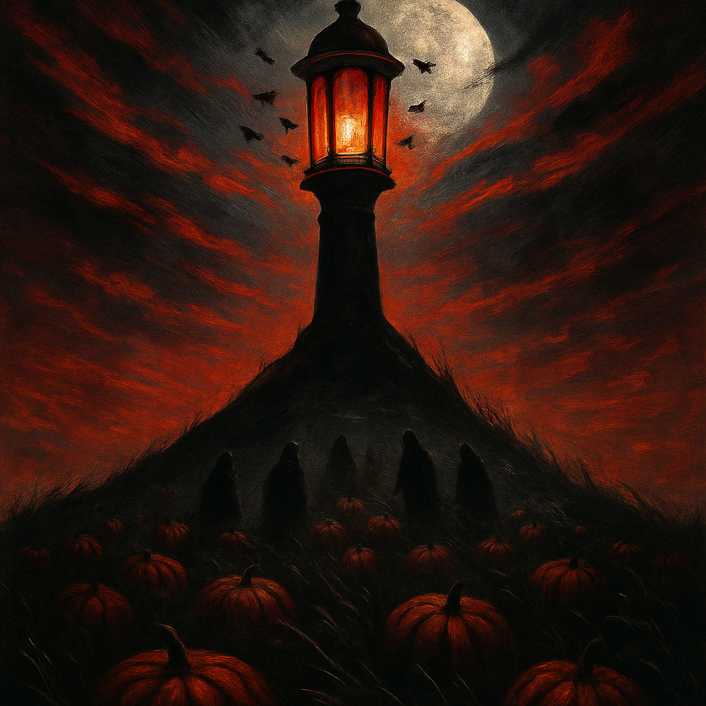 Lantern Field Beacon Paint by numbers art