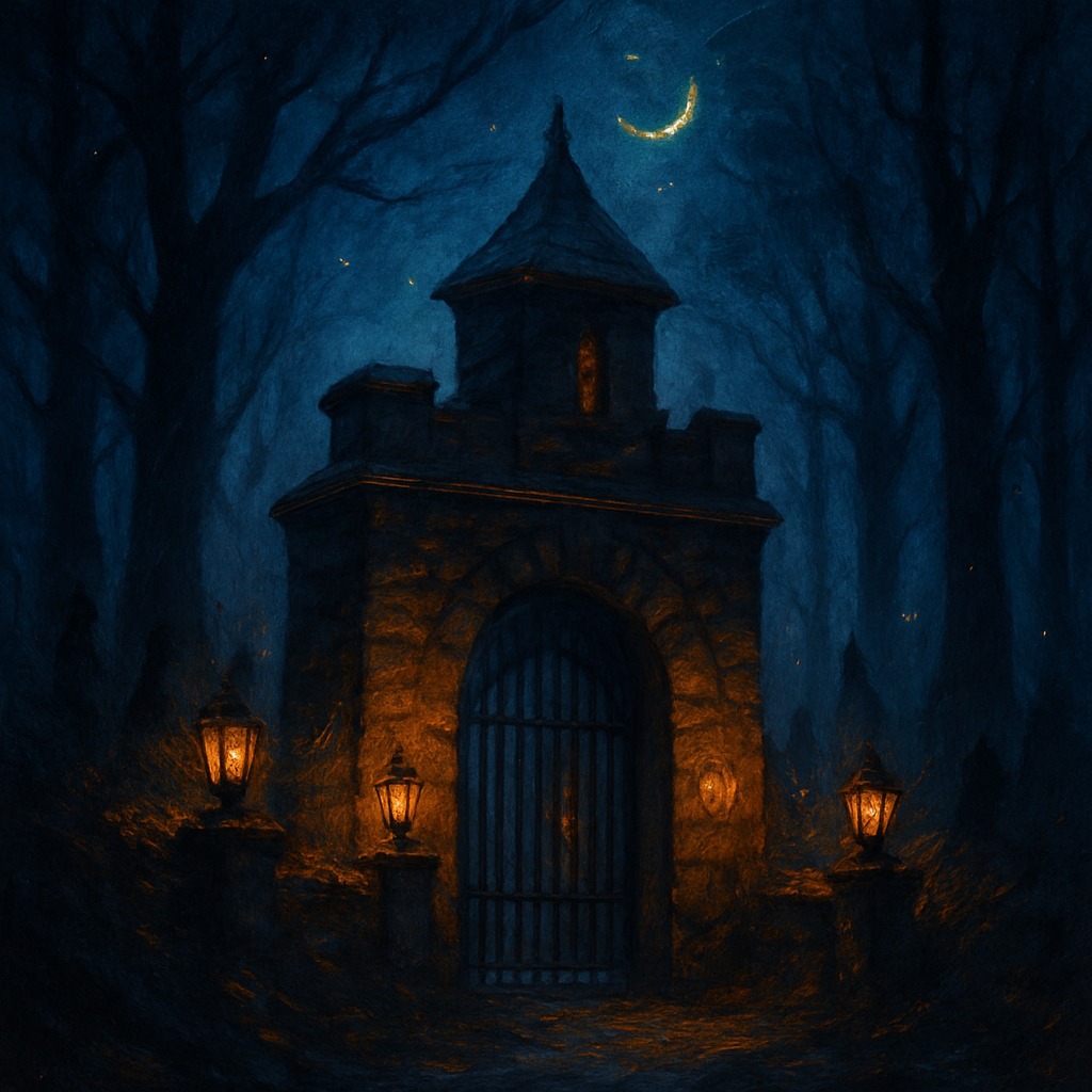 The Veilwood Gatehouse painting number kit