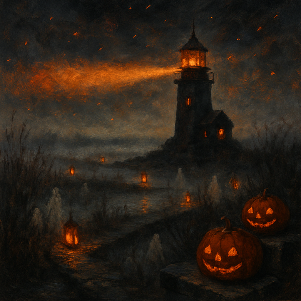 The Emberfen Lighthouse Paint by numbers art