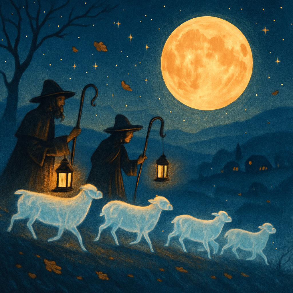 Ridge Of The Night Shepherds painting number kit