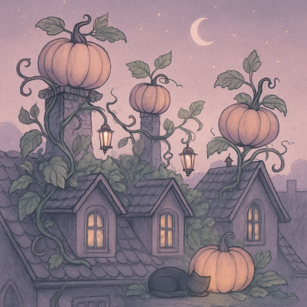 The Hollow Rooftop Garden Number painting