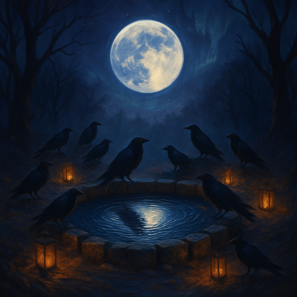 Moonwell At Ravens Hollow Number painting