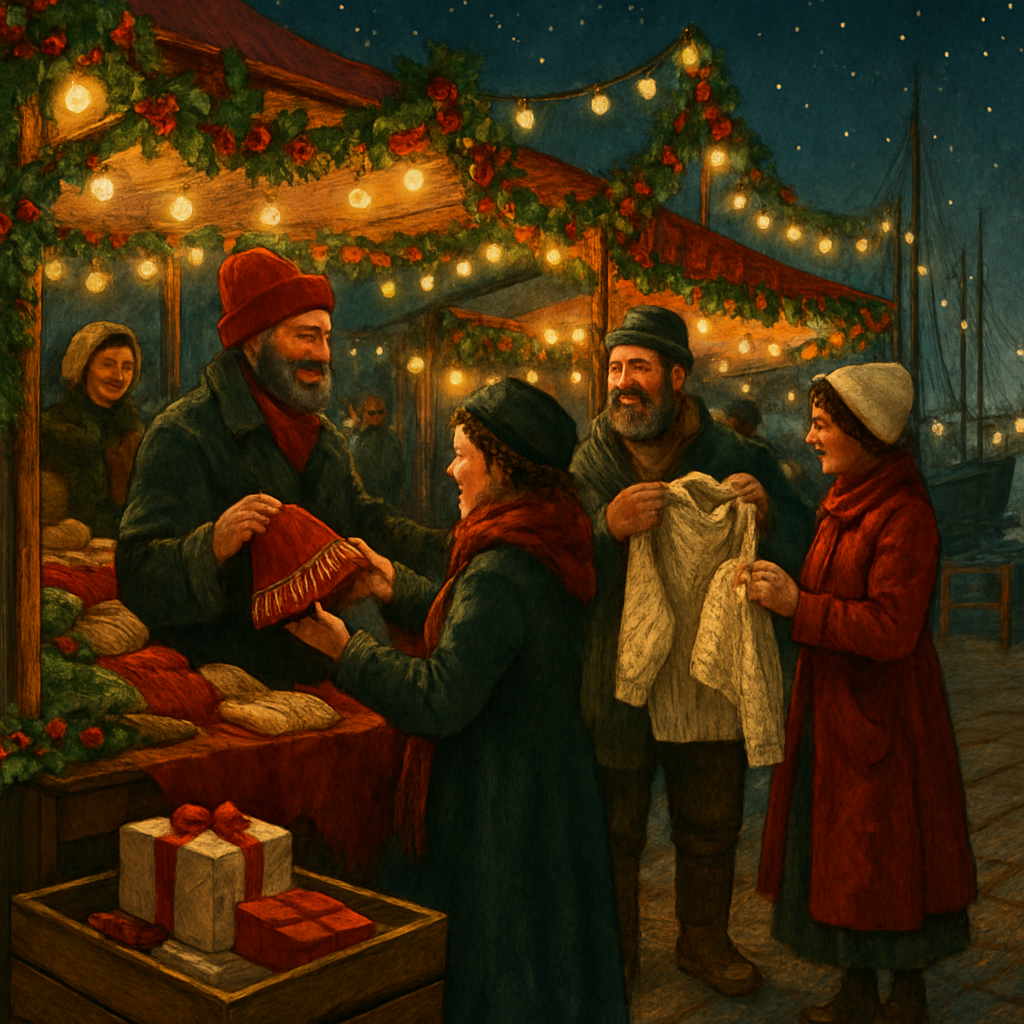 Holly Harbor Evening Market paint by number