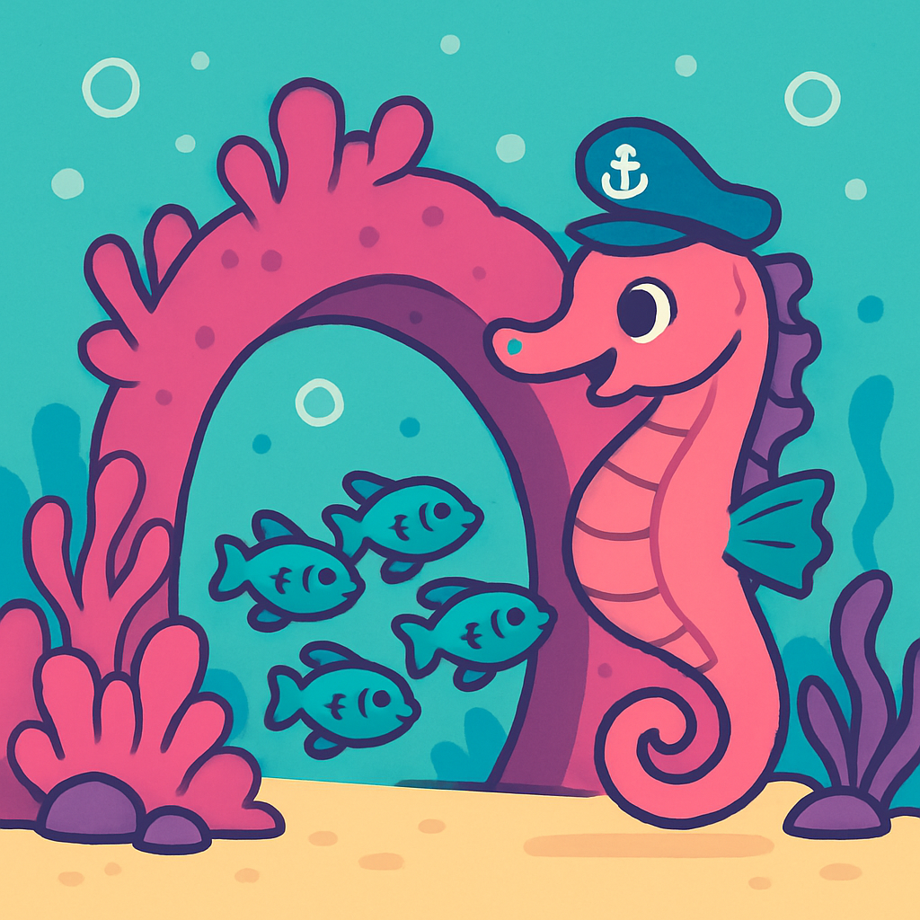 Seahorse Nebula Voyage Paint by numbers kits